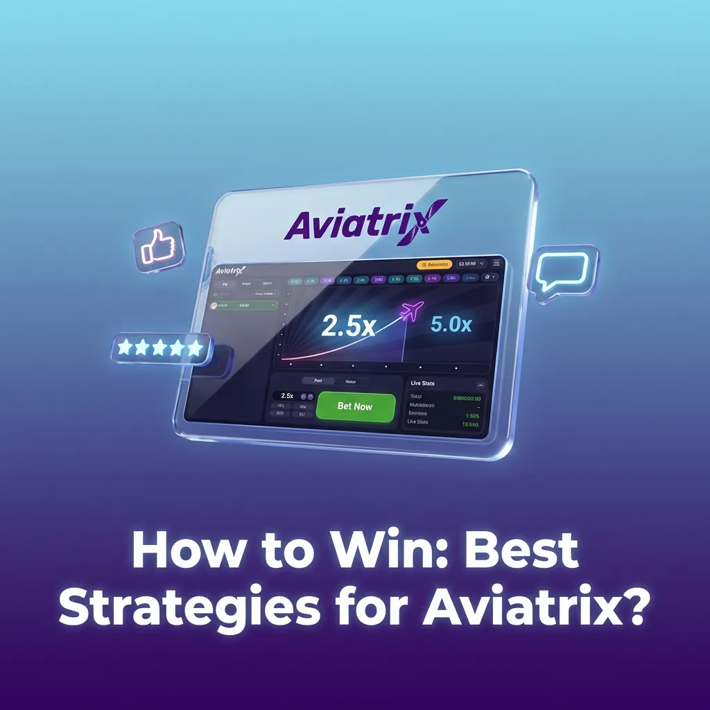Illustration of Aviatrix crash game strategy tips: low bets, 1.5x–2x auto cash-out, stop-loss limits, and demo testing.