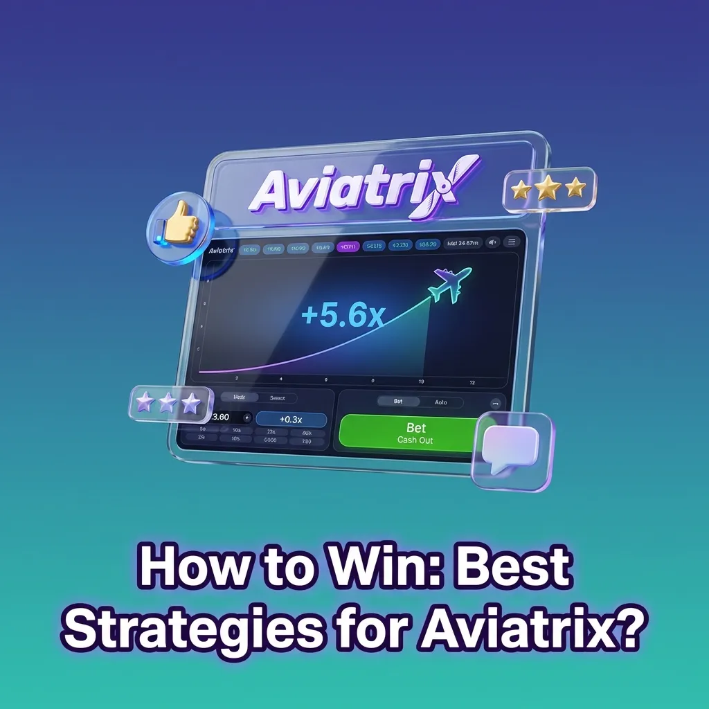 Illustration of Aviatrix crash game with tips for low multipliers, modest stakes, and disciplined bankroll management