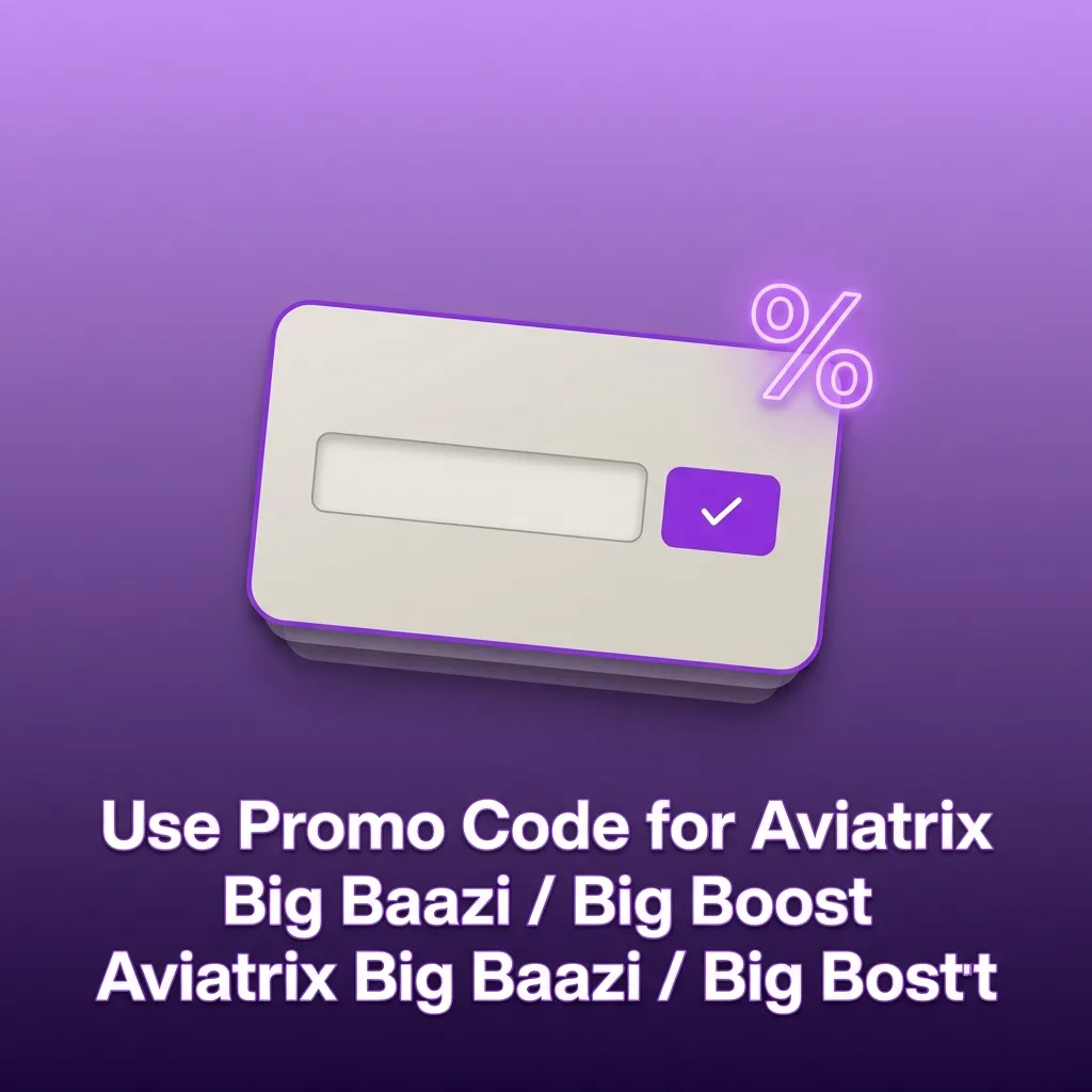 Aviatrix casino promo banner showing text “Use promo code AVIATRIX100” during registration and deposit for extra bonus value