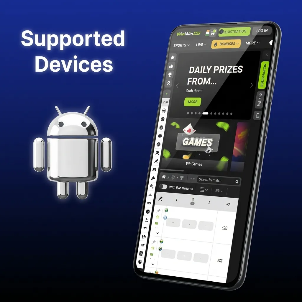 Supported Android phones list for Aviatrix WinWin in India, showing tested budget, mid-range, and flagship models