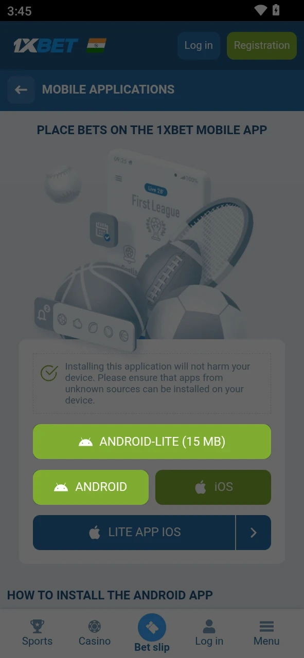 Tap the mobile link to get the Aviatrix Android APK.