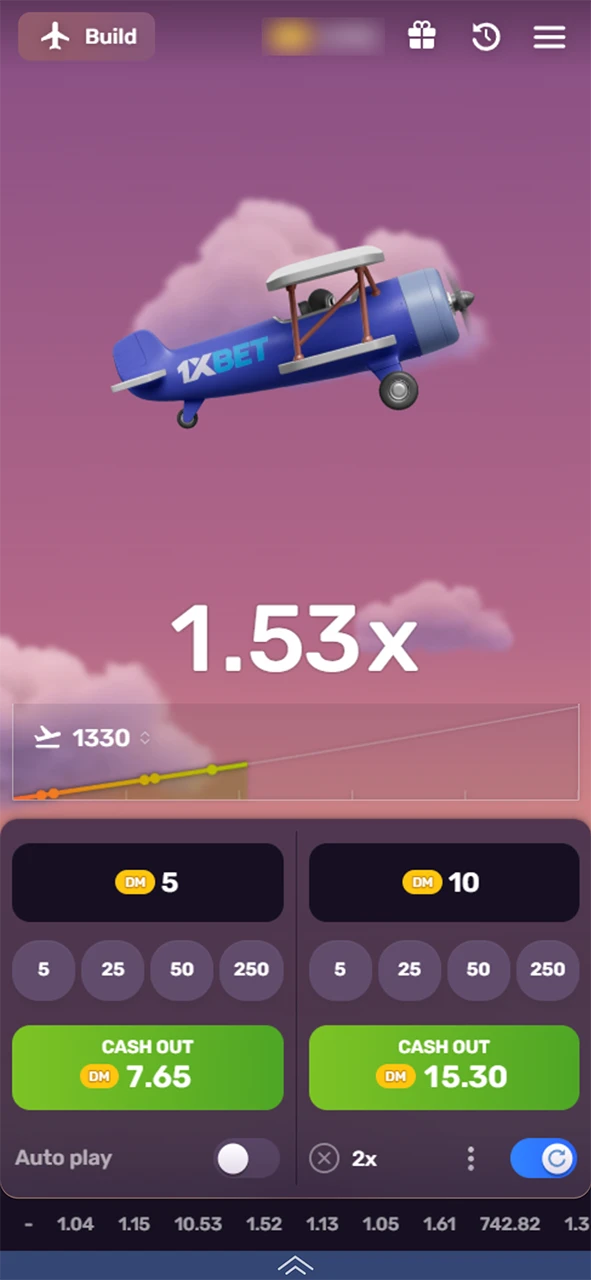 Use the App Cash Out feature to secure your Aviatrix wins.