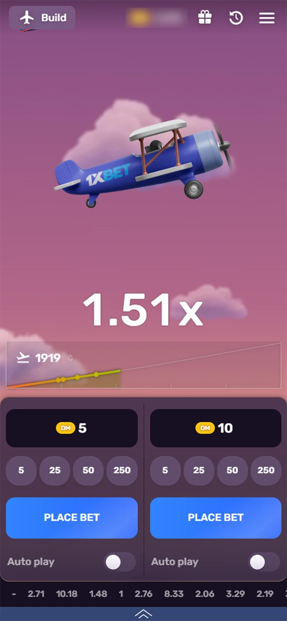 Log in and open the Aviatrix game to start playing.